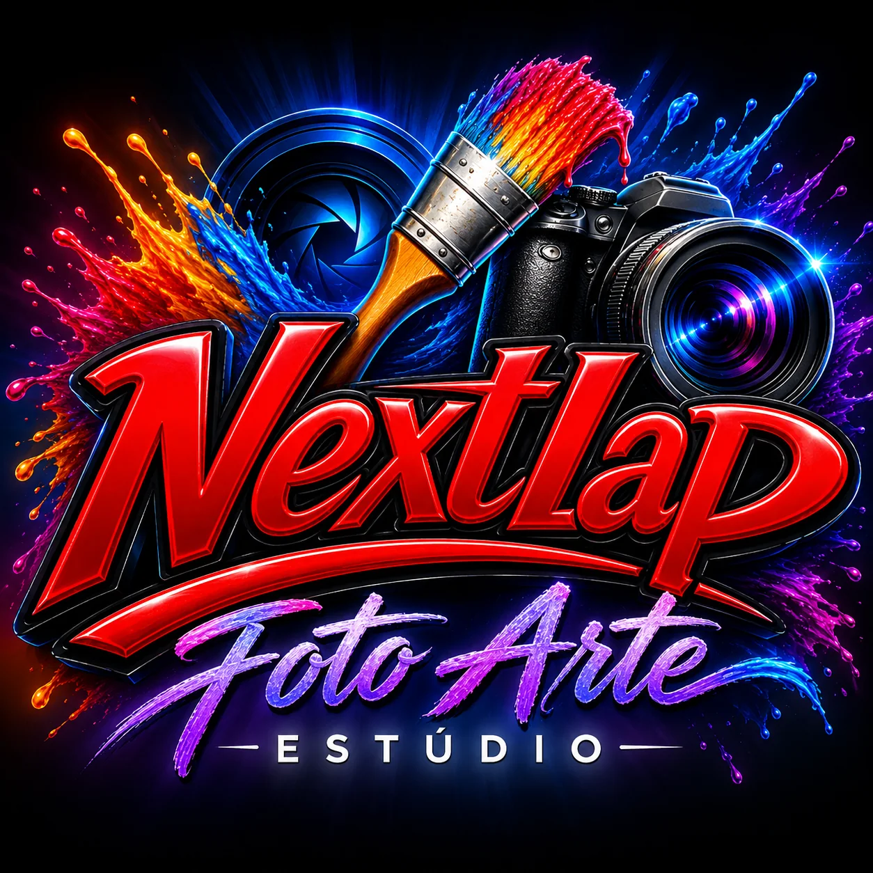 Logo oficial do NextLap Foto Arte Estúdio