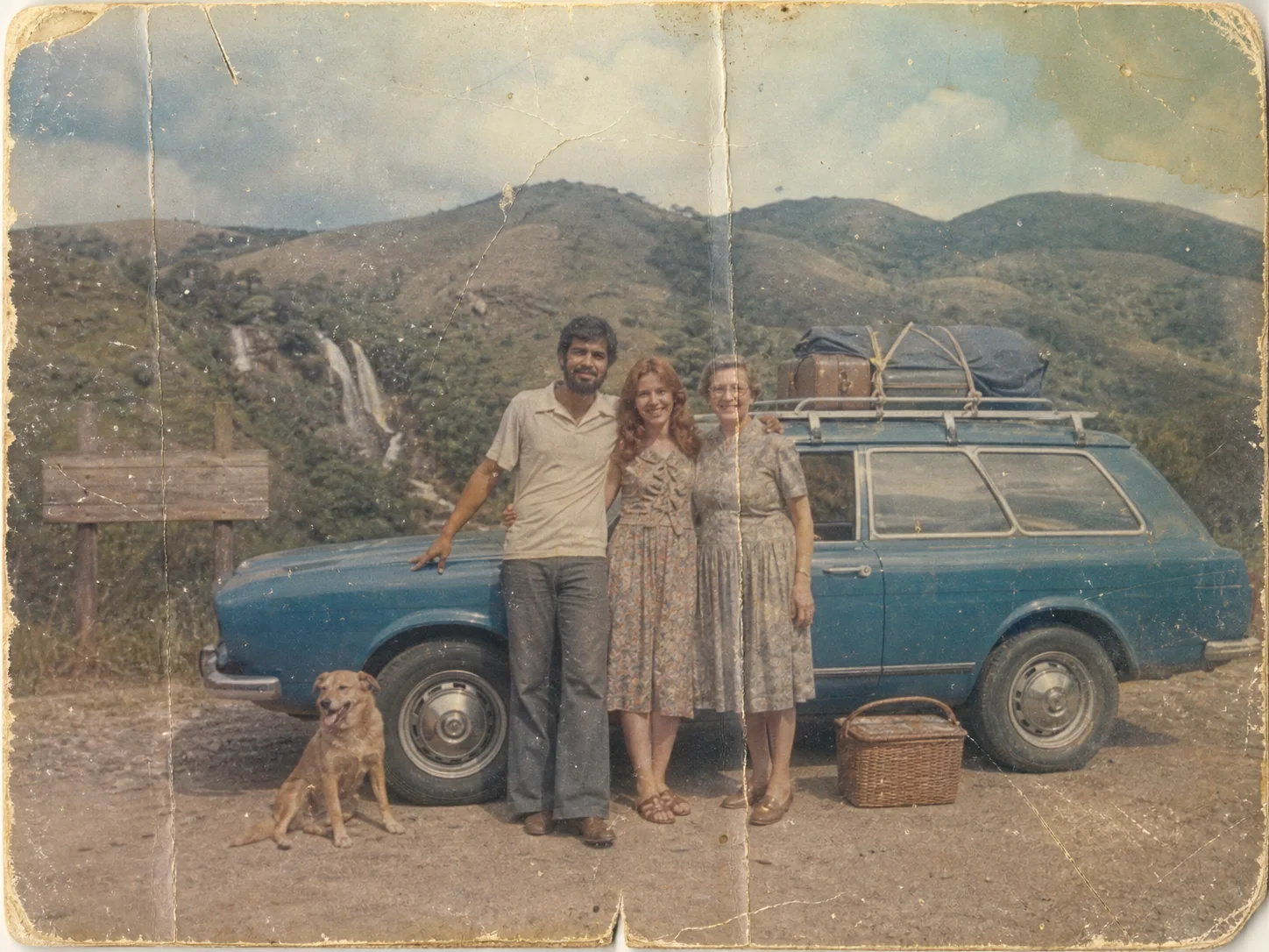 Foto antiga antes da restauração