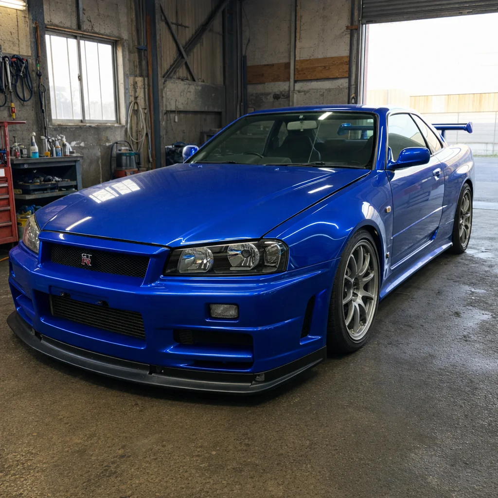 Nissan Skyline reconstruído visualmente